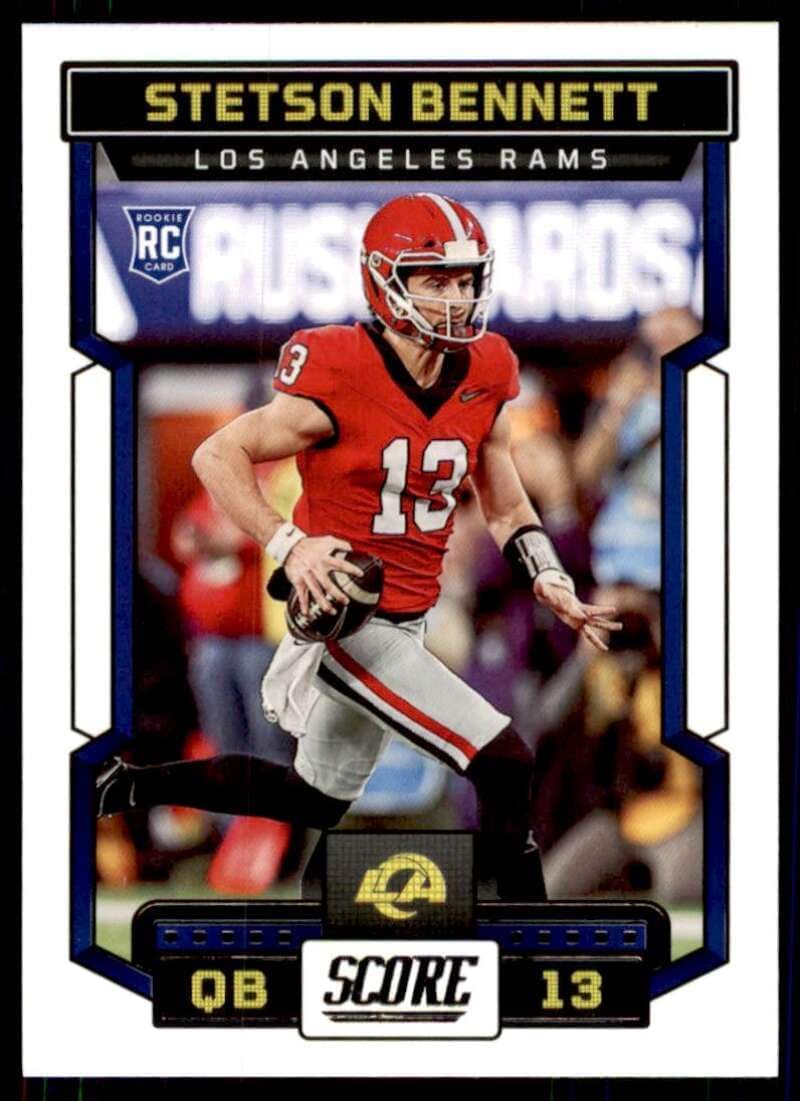 STETSON BENNETT IV RC 2023 Score #313 ROOKIE NM+-MT+ NFL Football LA Rams