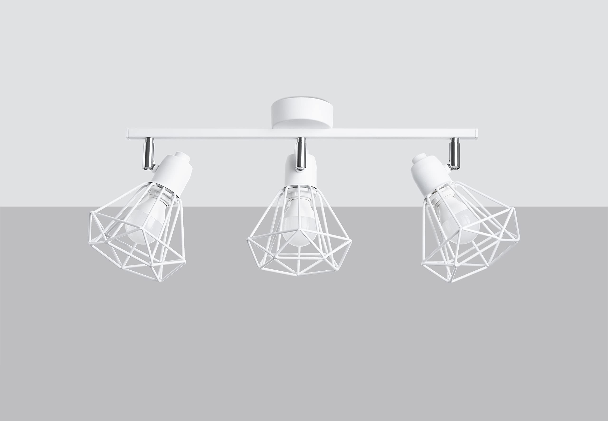 Sollux Lámpara de techo Led - Plafón salón - Lámparas de techo Led - Lámparas salón - Bombilla no incluida - Plafón salón ARTEMIS 3 Blanco - Casquillo E14