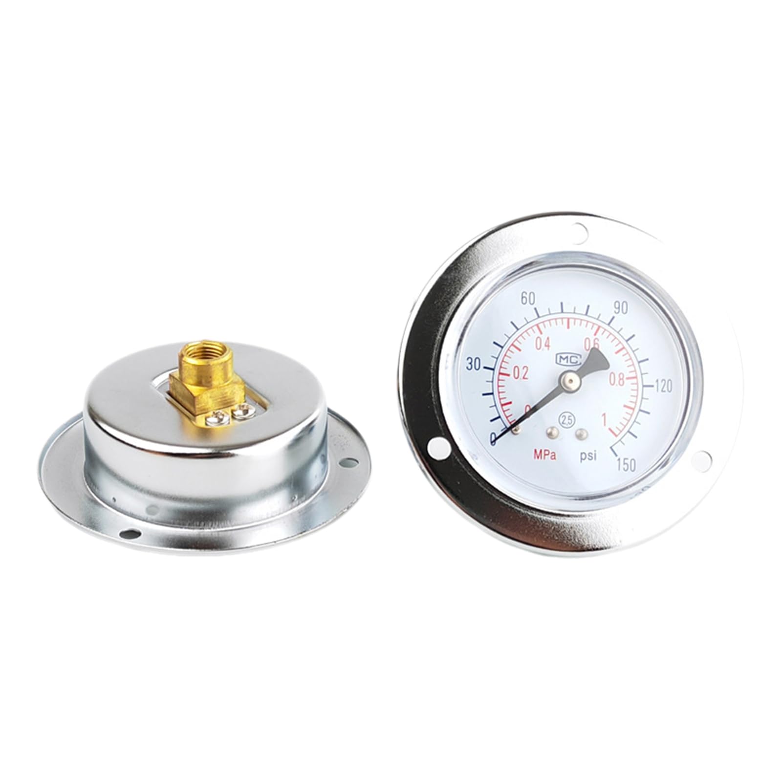 Stable Brass Pneumatic Pressure Gauges Pressure Meter Ensures Accurate & Consistent Readingsfor Industrial Applications Industrial Measurement