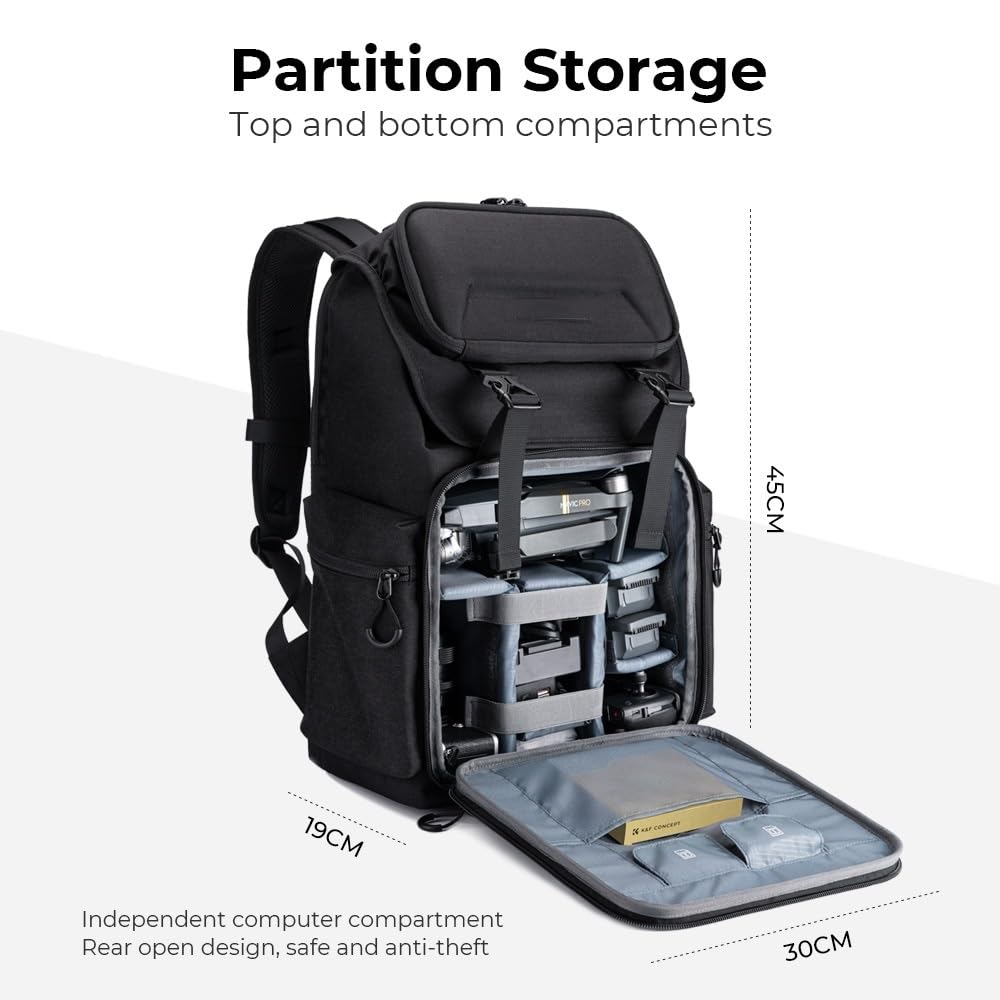 Borsa Reflex Zaino for fotocamera da 16,5 pollici con copertura antipioggia integrata(KF13.098V2)