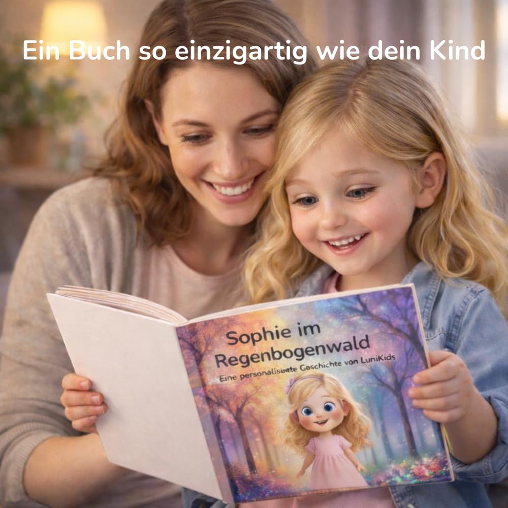 Personalisierbares Kinderbuch – Individuelle Geschichte & Illustrationen | Komplett einzigartiges Buch mit eigenem Namen, Charakter, Thema & Story | Geschenk für Kinder (Softcover)