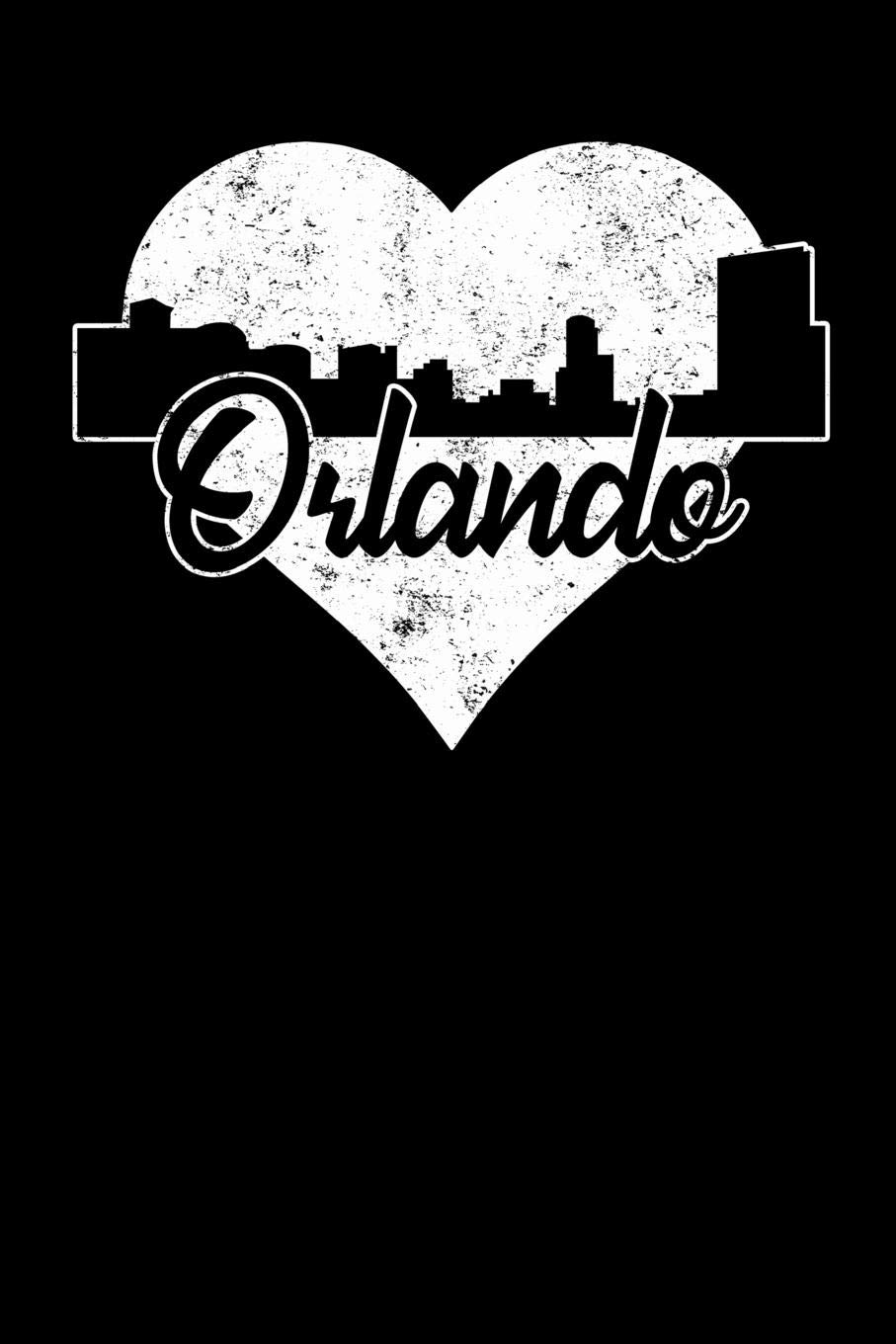 Orlando: 6x9 college lined notebook to write in with skyline of Orlando, Florida