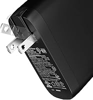 Vista 3 de Yaxa Basics - Cargador de pared de 100 W, cuatro puertos, tecnología GaN, con 2 puertos USB-C (100 W, 18 W) y 2 puertos USB-A (12 W) con PD