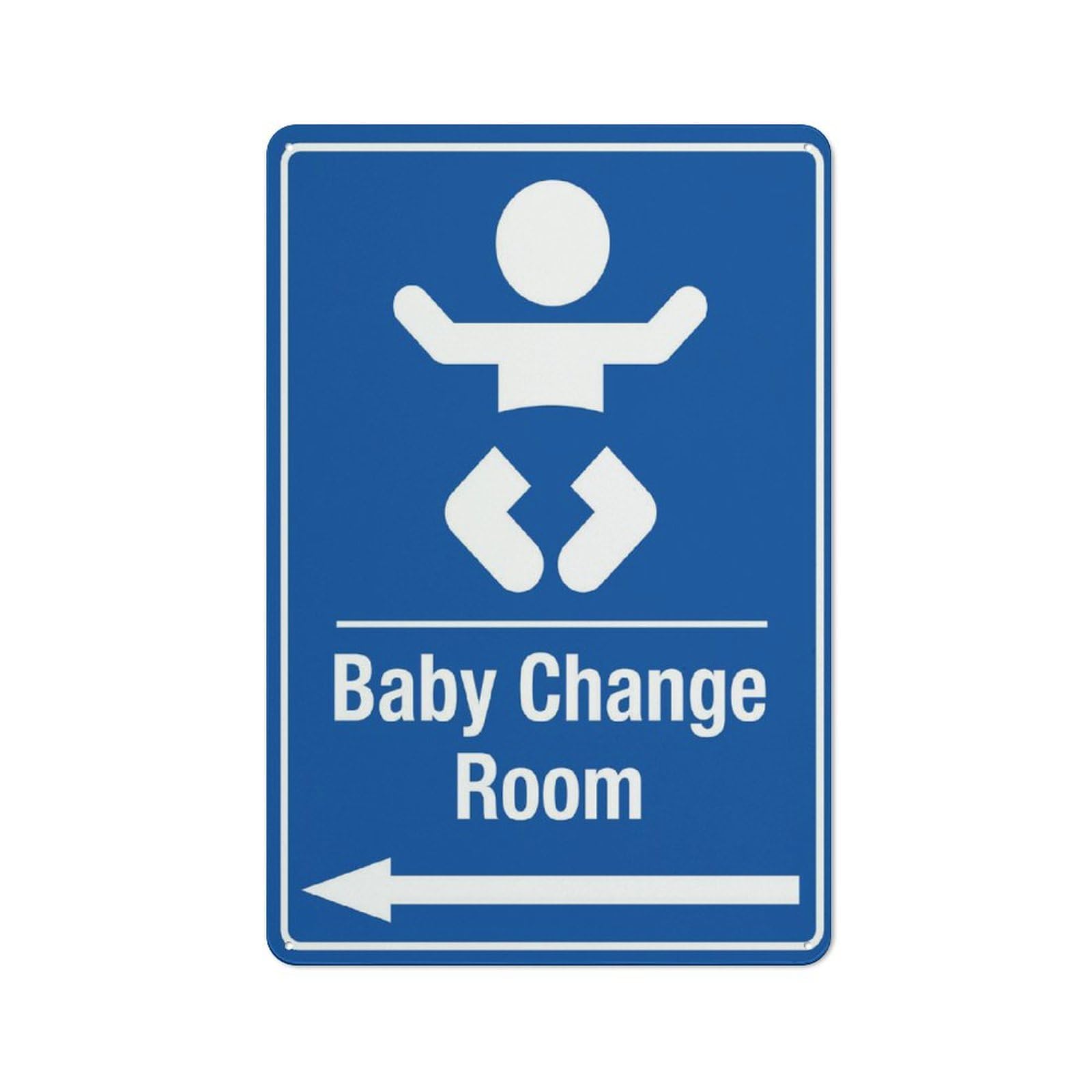 Peiyeety A004 Metal Tin Sign Baby Change Room Quote Vintage Decorative Metal Wall Art Plaque For Home Living Room Bedroom Farmhouse Patio Rustic Wall Decor 8X12 Inch