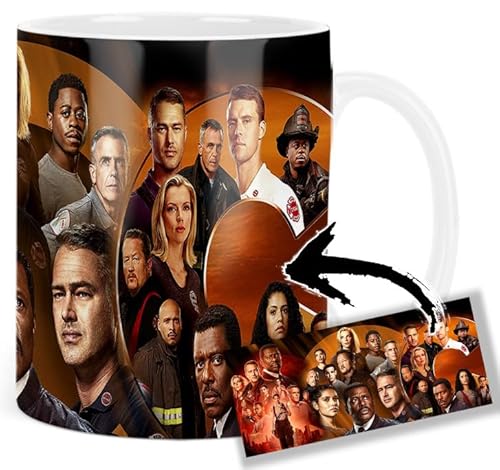 Chicago Fire Taylor Kinney Jesse Spencer Eamonn Walker Miranda Rae Mayo Tasse Keramikbecher Mug für 12,99 EUR bei amazon.de Bild: Chicago Fire Taylor Kinney Jesse Spencer Eamonn Walker Miranda Rae Mayo Tasse Keramikbecher Mug für 12,99 EUR bei amazon.de