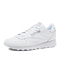 Reebok Unisex Classic Leather Sneaker, Reefresh White, Pure Grey, 7.5 US Men