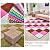 12 Pieces Thickened Plush Foam Interlocking Floor Mat,Fluffy Square Foam Tiles with 12 Edgings,Soft Anti-Slip Puzzle Area Rug Playmat for Bedroom,12X12inch,12 Tiles/11.6 Sq.Ft,Red