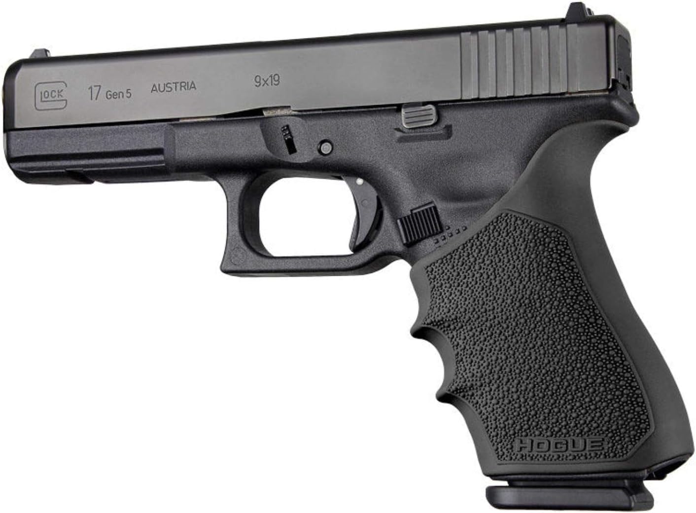 HandAll Beavertail Rubber Grip for Glock 17, 19X, 22, 45 | Also Fits 17L, 17MOS, 18, 20, 22, 24, 31, 34, 34MOS, 35, 24, 31, 35MOS, 37, 40, 41, 45, 47