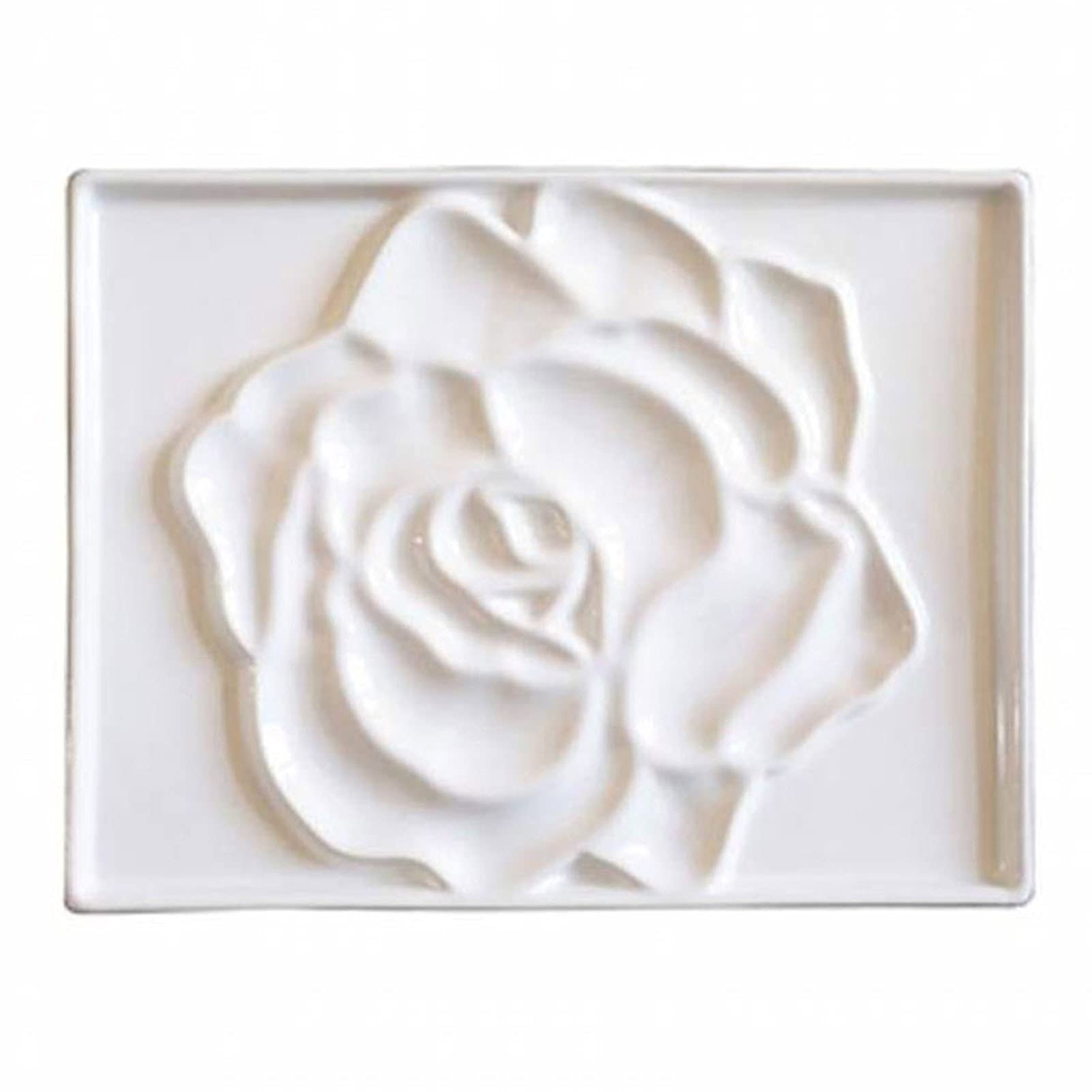 Paleta de pintura de cerámica para decorar tu estudio y pintar acuarelas en casa