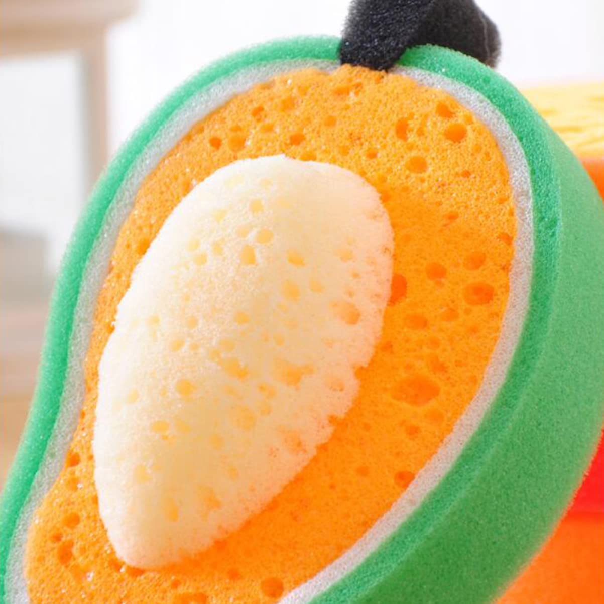 Healeved 12 Piezas esponja de ducha creativa esponja de baño natural esponjas para el cuerpo esponjas naturales esponjas corporales depuradores espesar Estropajo Corea del Sur