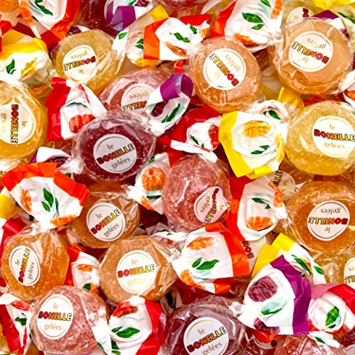 Fida Bonelle Italian Assorted Fruit Jelly Candy, Individually Wrapped, Vegan, 1 Pound Bag #TOP1