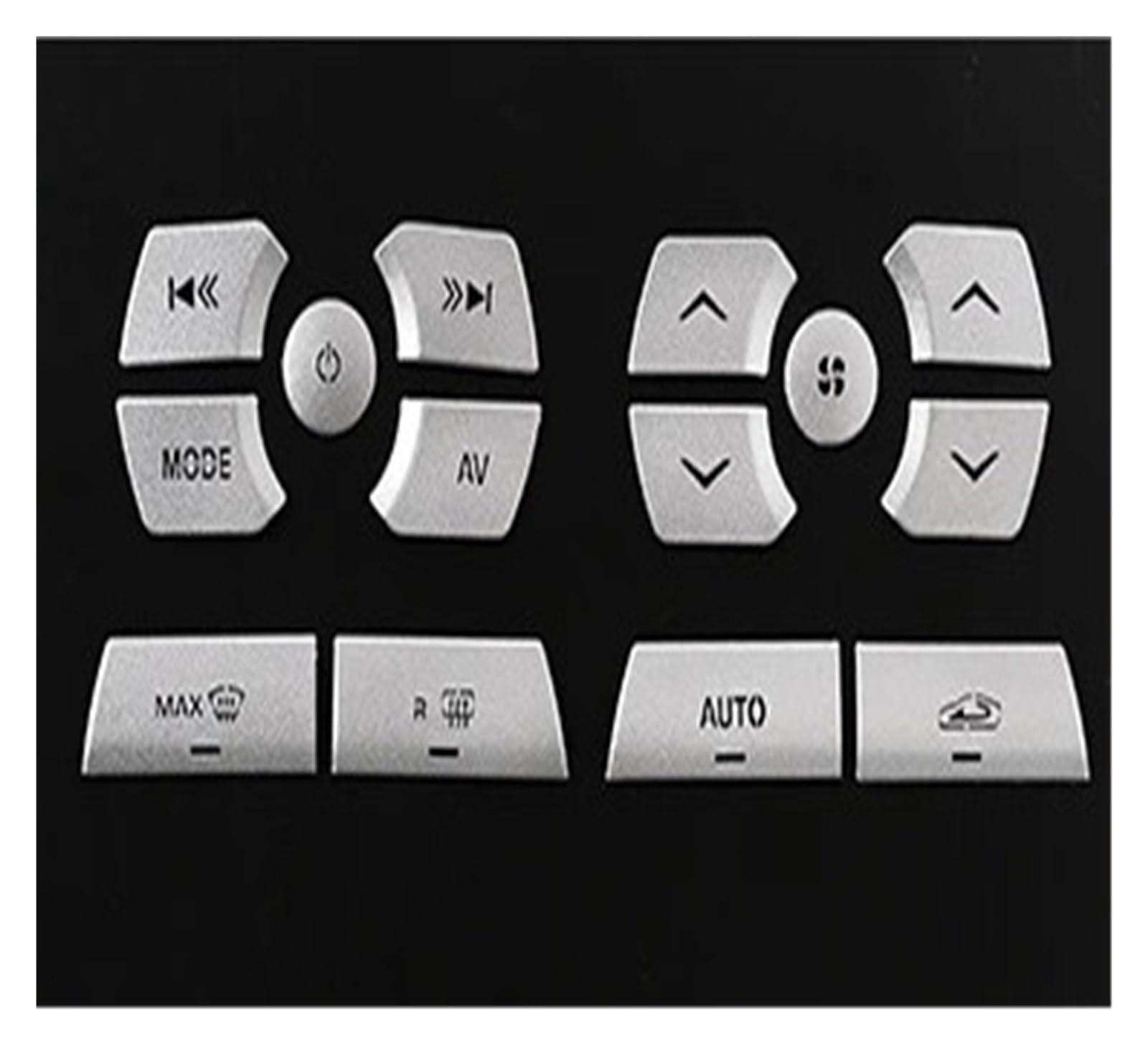 Car Accessory for Jaguar XF XJ 2010-2019 Car Interior Central Control Shift Panel Button Decoration Sticker Modification Accessories Interior Mouldings(Style D 2012-2015)