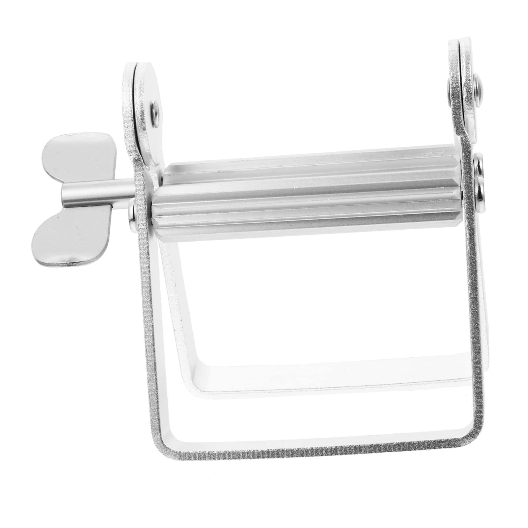 BCOATH Stainless Steel Extruder Squeezer Toothpaste Tube Wringer Childrens Toothpaste Toothpaste Exprimidor De Jugos Automático Rotate Tube Dispenser Crimp Tool Silver Aluminum Alloy