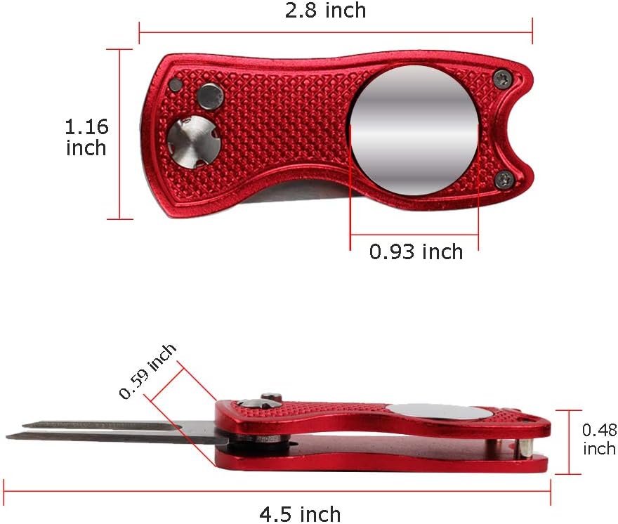 kaveno Golf Ball Marker with Golf Hat Clip, Great Gift for Any Occasion PremiumCollection (Best Dad) : Sports & Outdoors