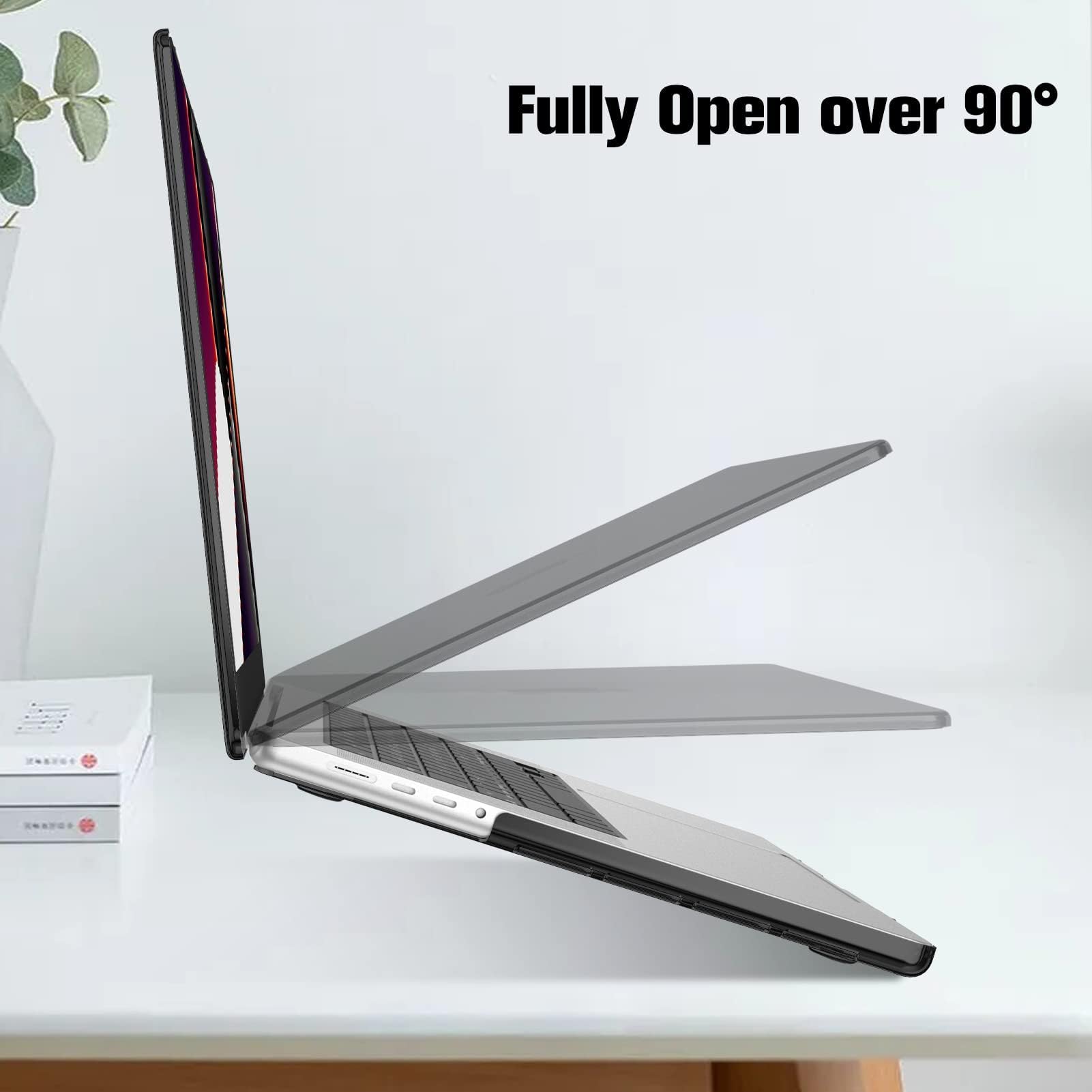 Dl3 Mobilak Compatible with MacBook Pro 13 inch Case 2024 2023 2022-2016 M2 M1 A2338 A2289 A2251 A2159 A1989 A1706 A1708 with/without Touch Bar, Protective Plastic Hard Shell Case Cover (Black)