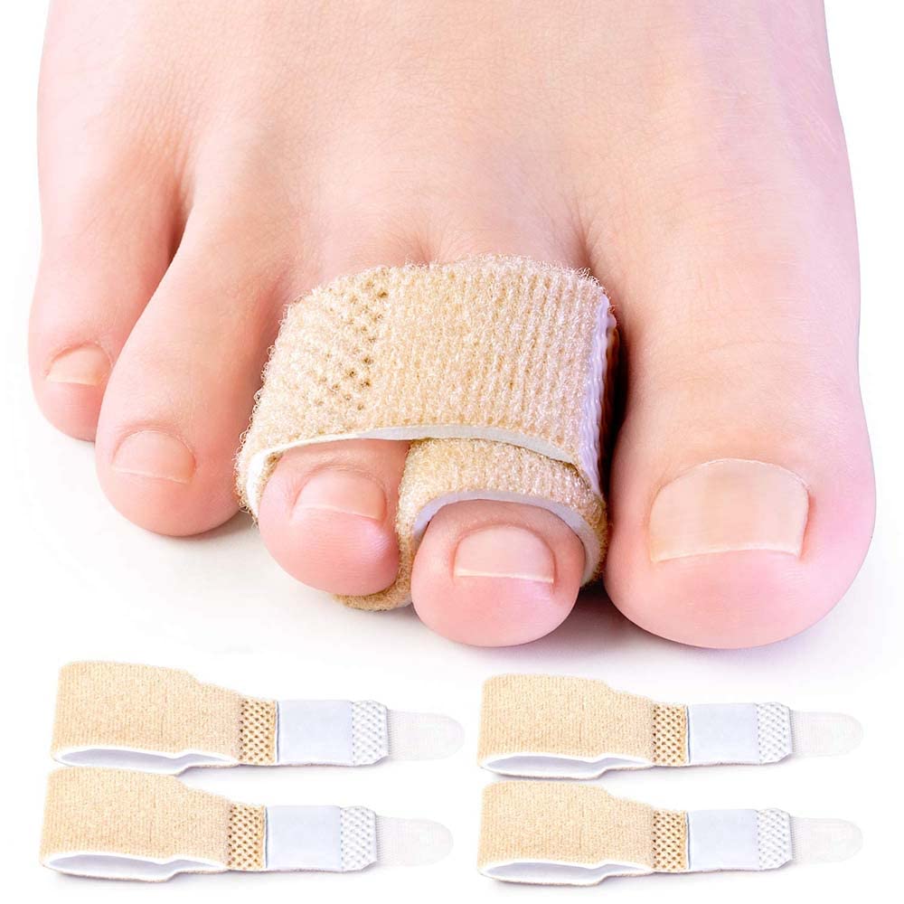 Broken Toe Wraps, TALITARE Toe Separators Bunion Corrector,Silicone Orthopedic Bunion Corrector,Relieve Bunion Pain,for Overlapping Toes, Bunions, Big Toe Alignment, Corrector and Spacer (2M+2L)