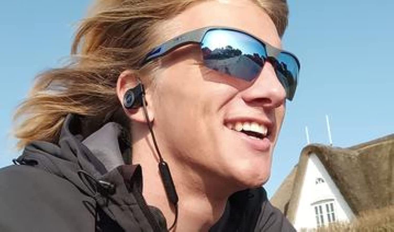 Revo Sunglasses Jett: Polarized Lens with Semi-Rimless Rectangle Wrap Frame