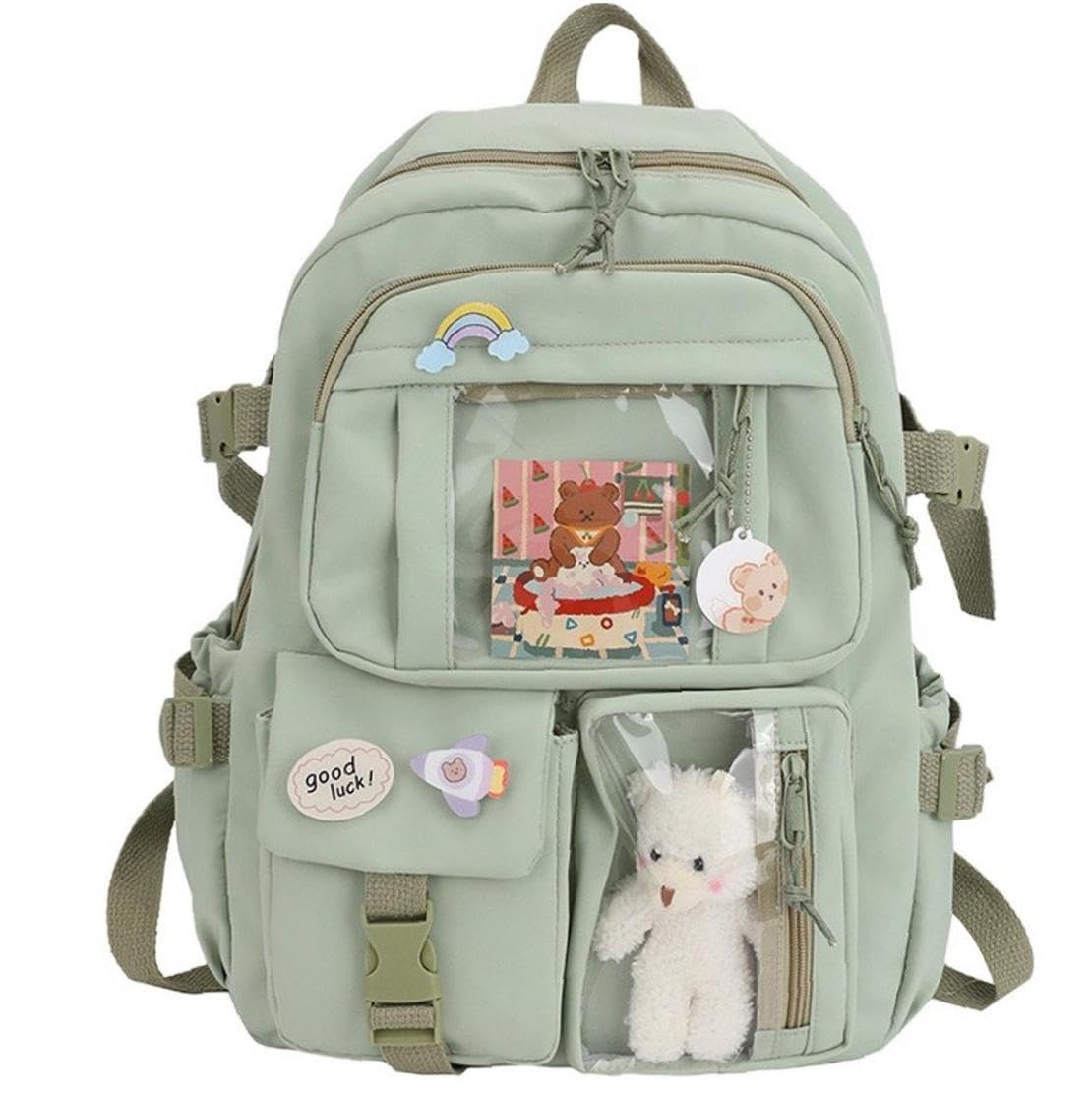 Amazon.co.jp: Toivexa リュック リュックサック クマのペンダント 