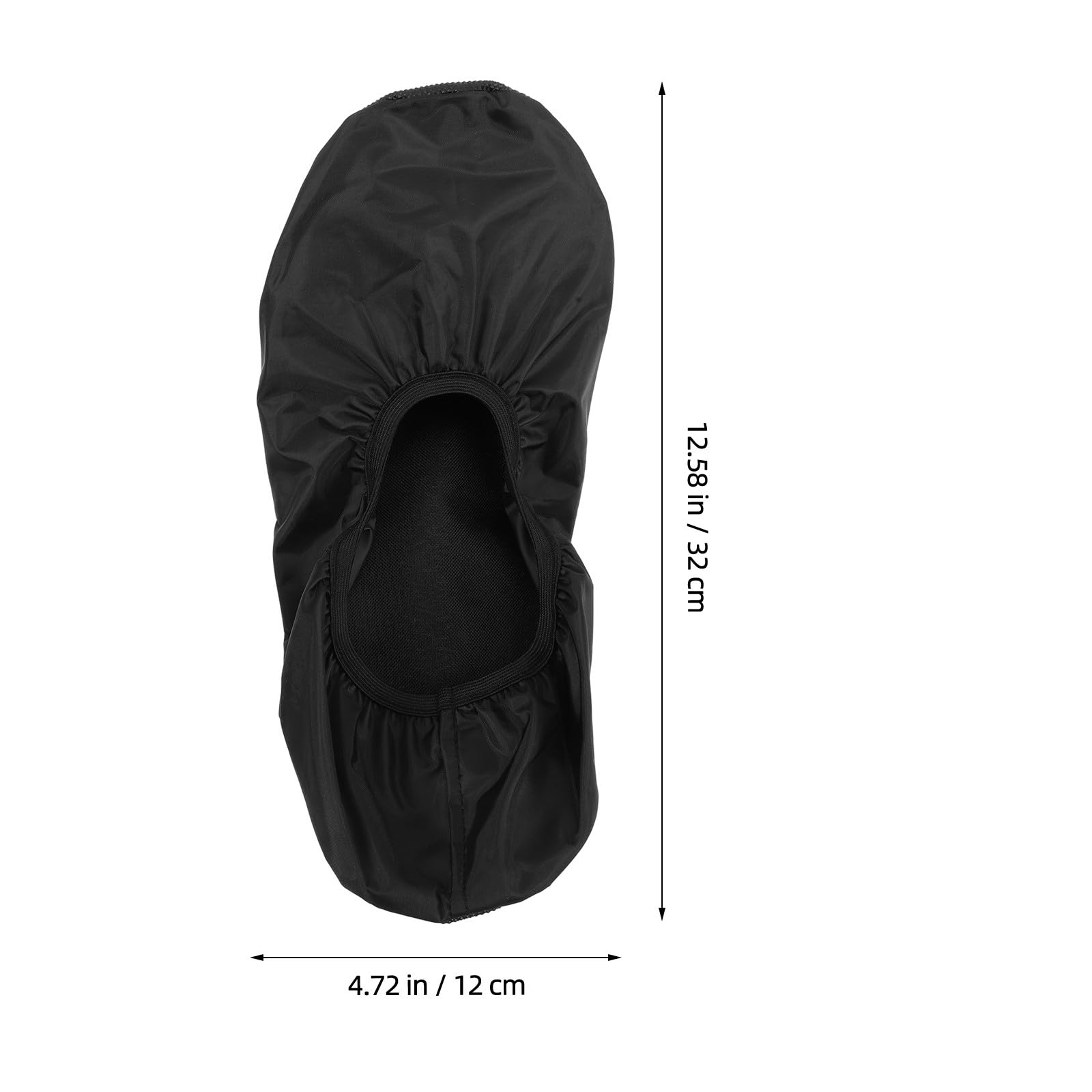 Toyvian Couvre-Chaussures de Bowling Noirs en Polyester, Protection Antidérapante et Étanche, 2 Pièces, Portable pour Sports de Bowling