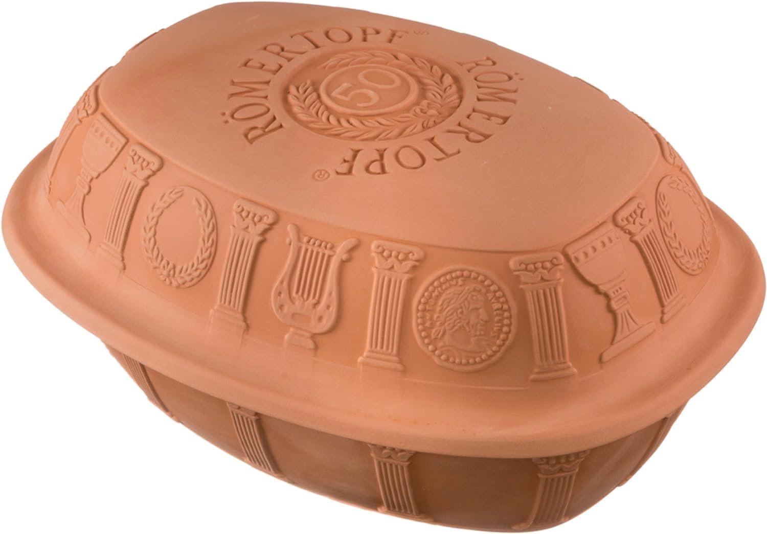 Römertopf Terracotta Casserole Dish 50 Year Anniversary Edition – 5 Litres