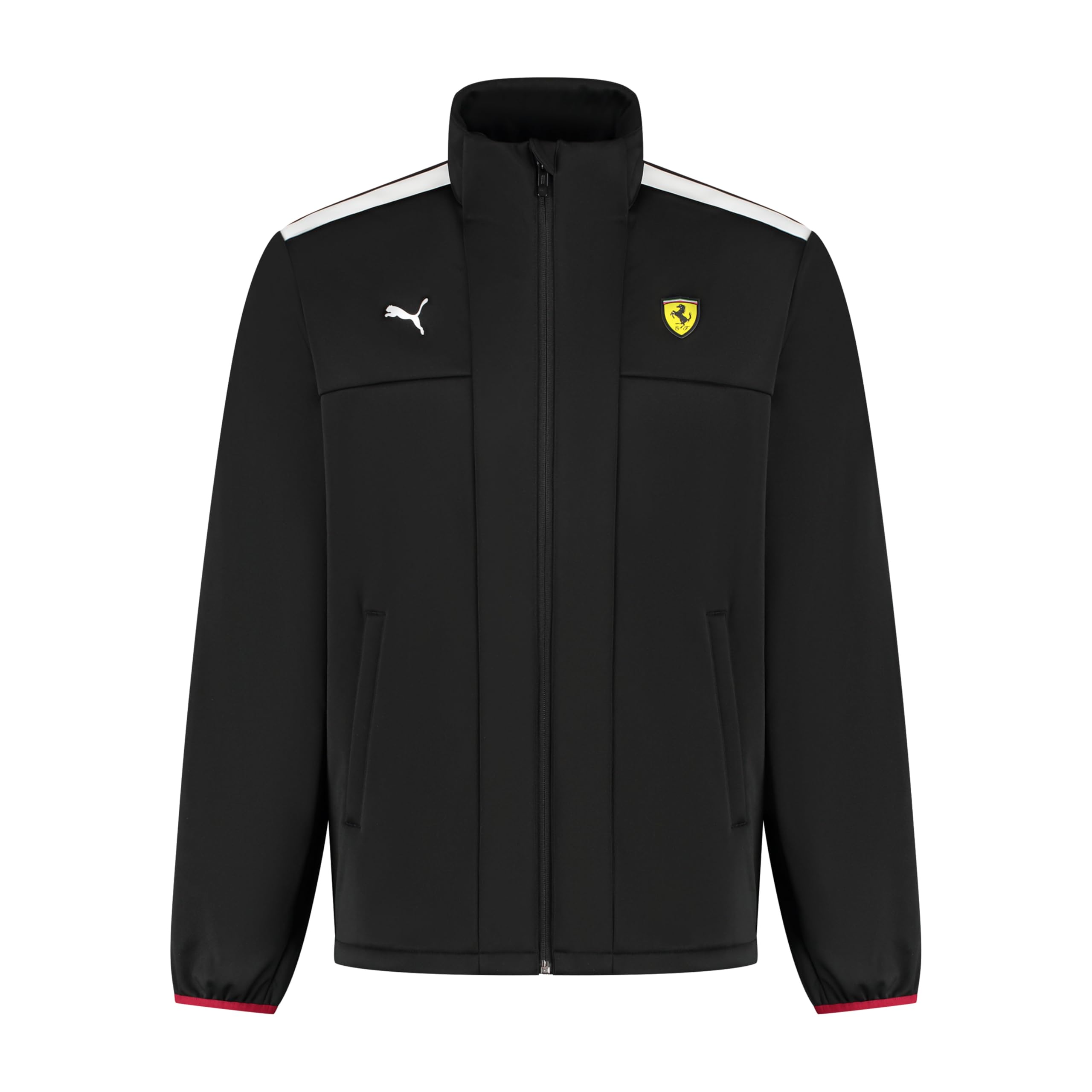 Puma Men's Black Scuderia Ferrari F1 Softshell Jacket - Size: Xxl