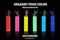 Vista 13 de Yosikr Controller for Wii, Remote Controller for Wii with Silicone Case and Wrist Strap Compatible for Wii/Wii U (2 Pack, White and White)