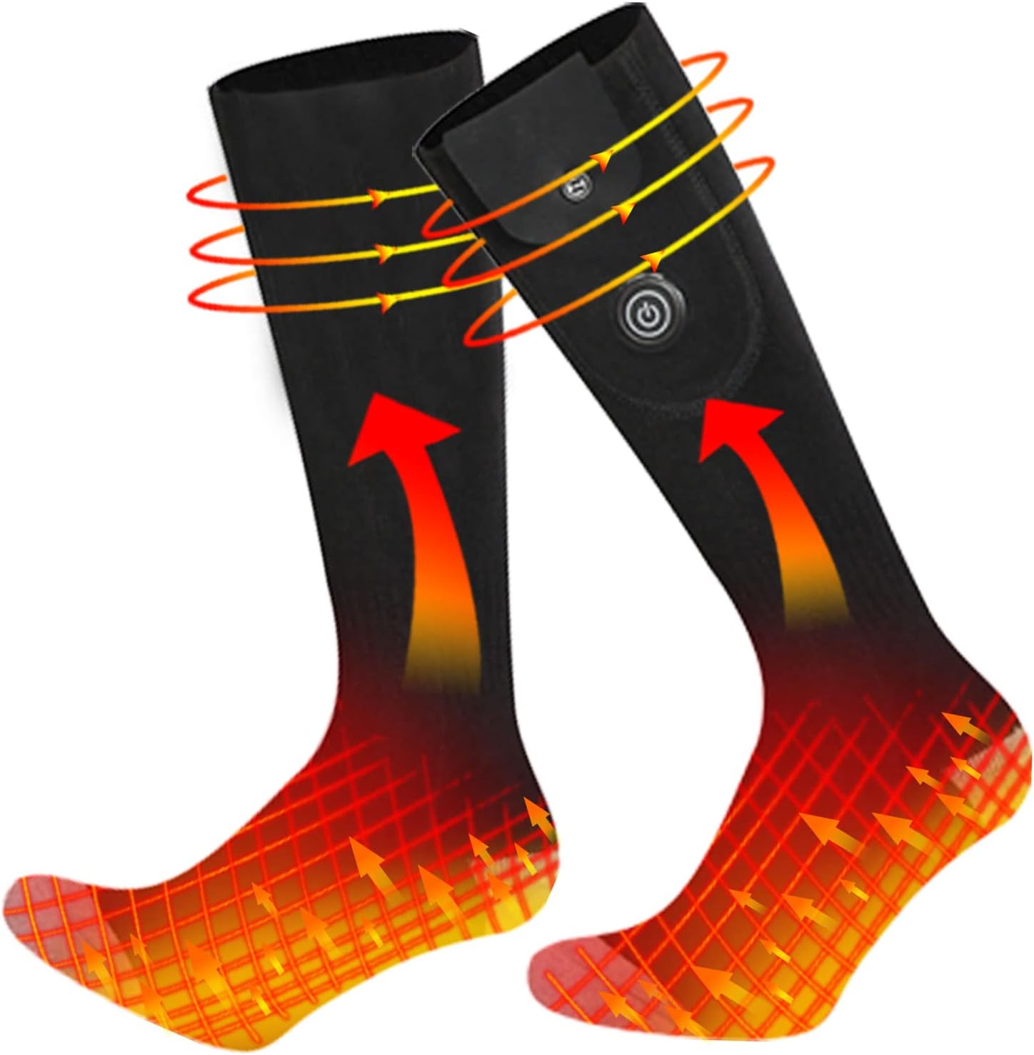Heated Socks for Men Women 3 Level Heating Thermal Socks