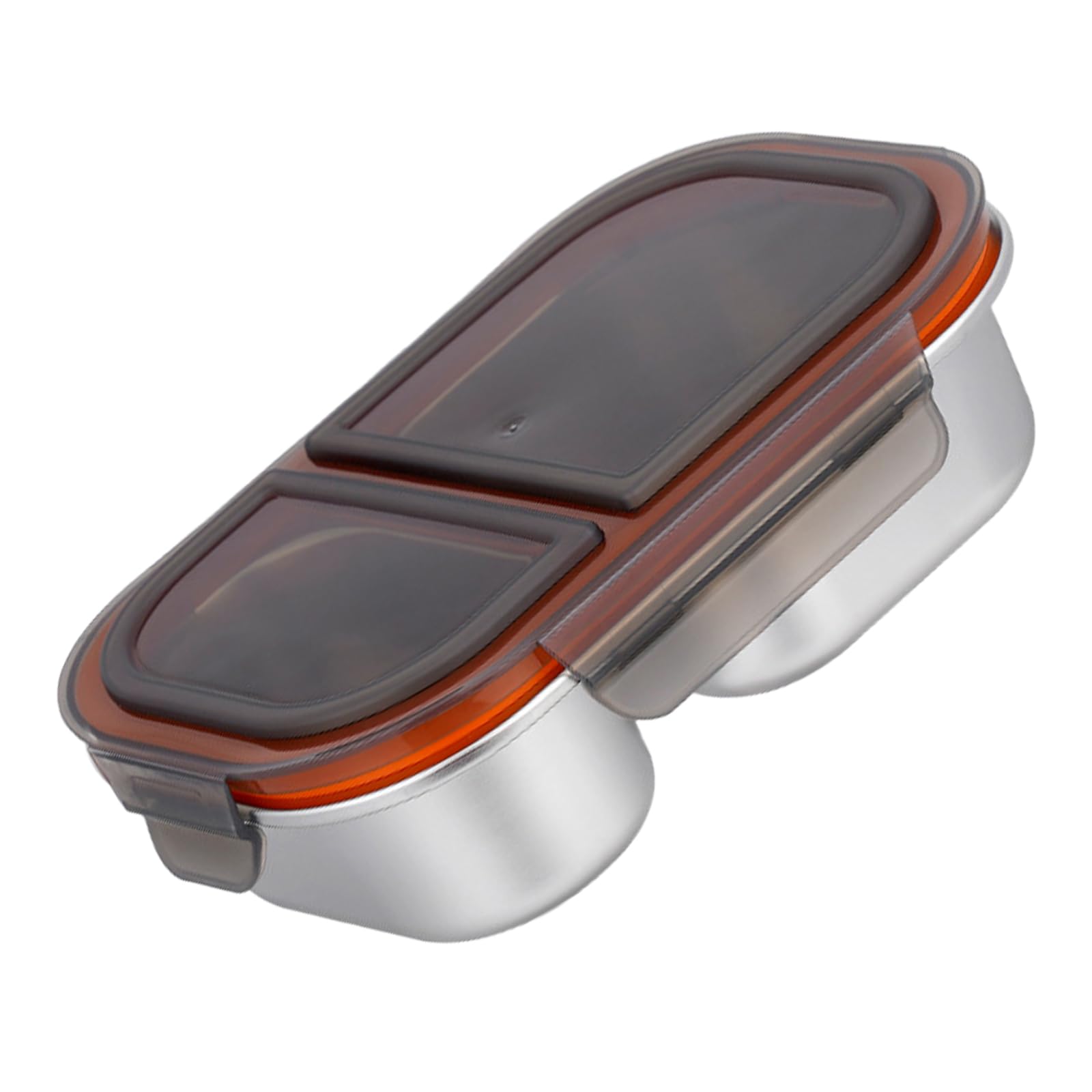 Maxtonser 304 Stainless Steel Divided Food Storage Container with Leakproof Lid Design Microwave Dishwasher Safe Kitchen Lunch Box
