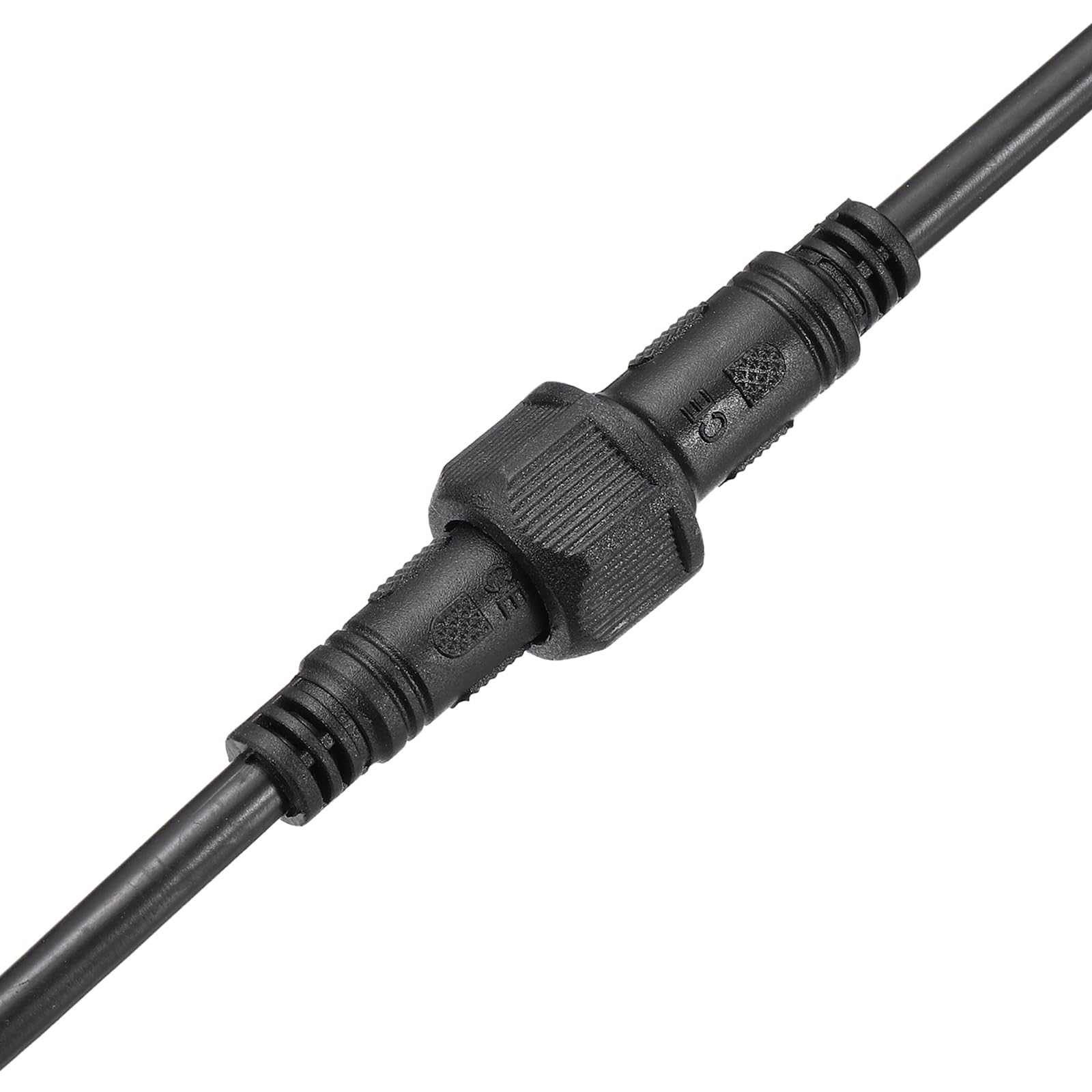 Lot De 10 Câbles D'extension Pour Projecteurs LED étanches IP67 1 M/3,3 Pieds 2 Broches Connecteurs Male Et Femelle 79658196