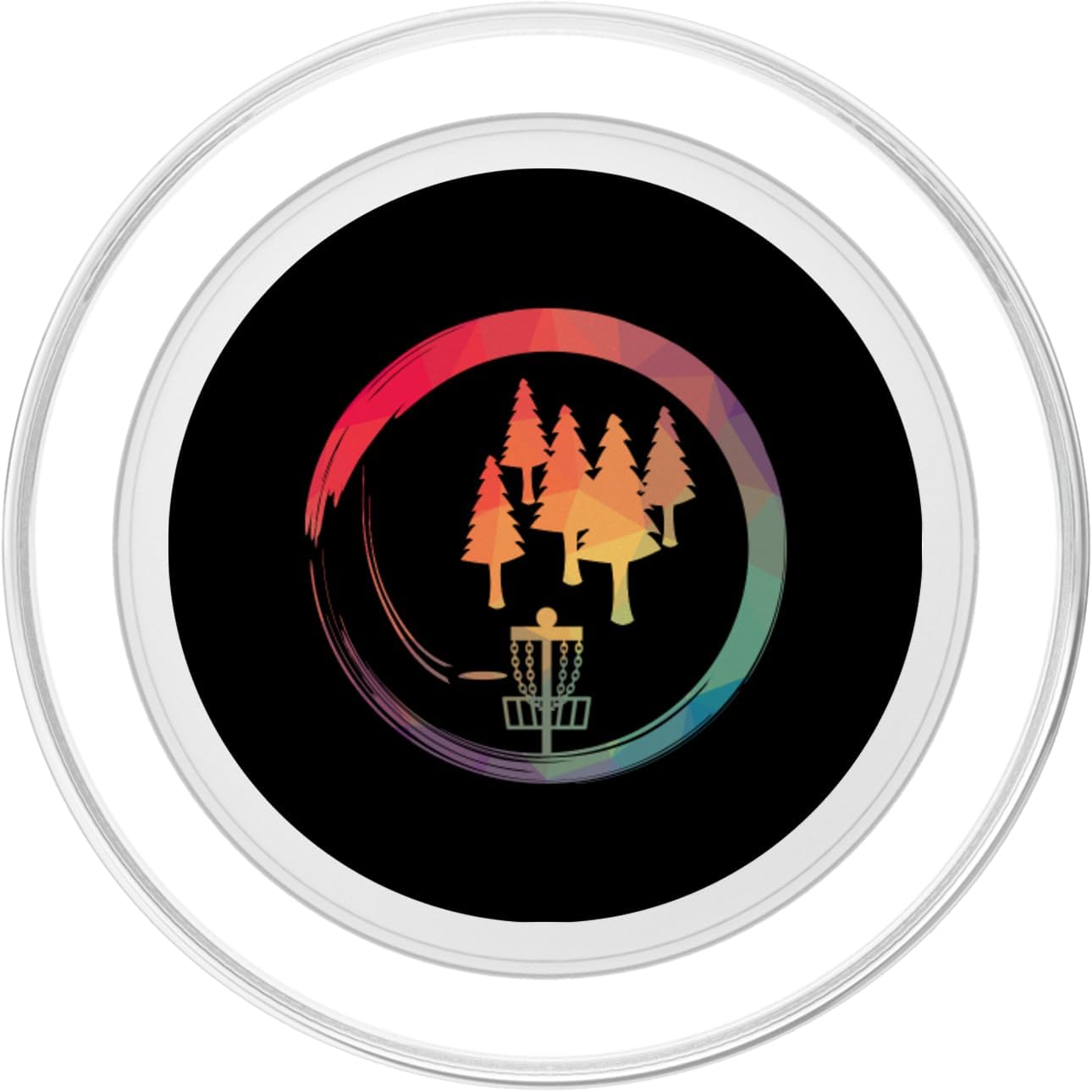 Disc Golf Player - Frolf Frisbee Golf PopSockets MagSafe PopGrip for iPhone