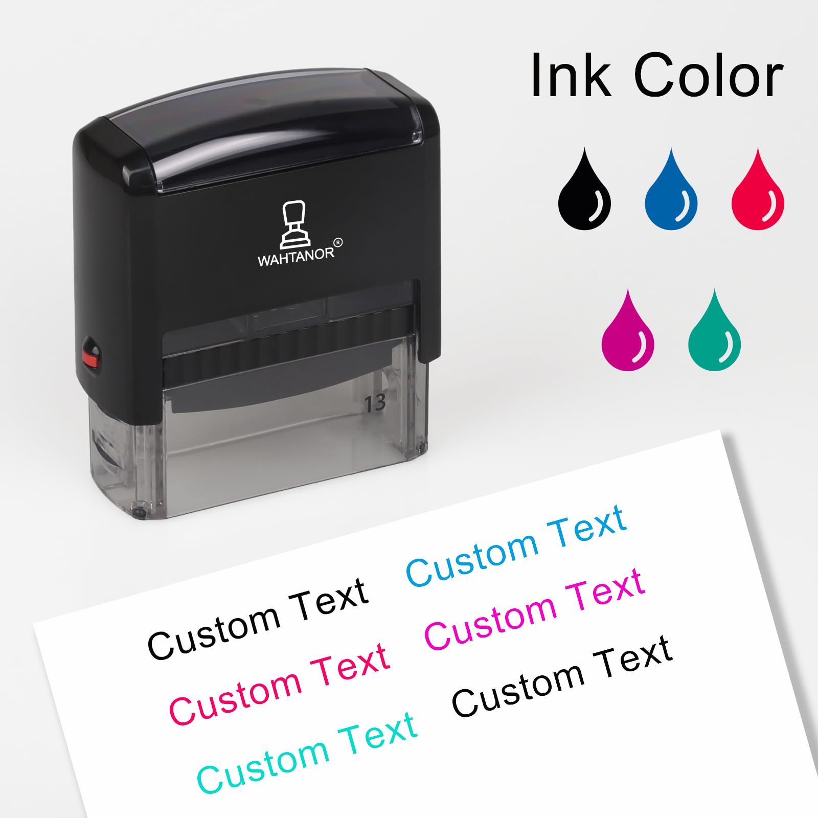 Tampon Encreur Personnalisable, Tampon Personnalisé Sur