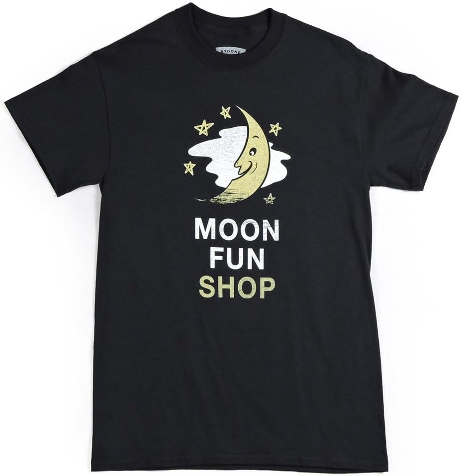 Men's Moon Fun Shop Shortsleeve T-shirt M Black