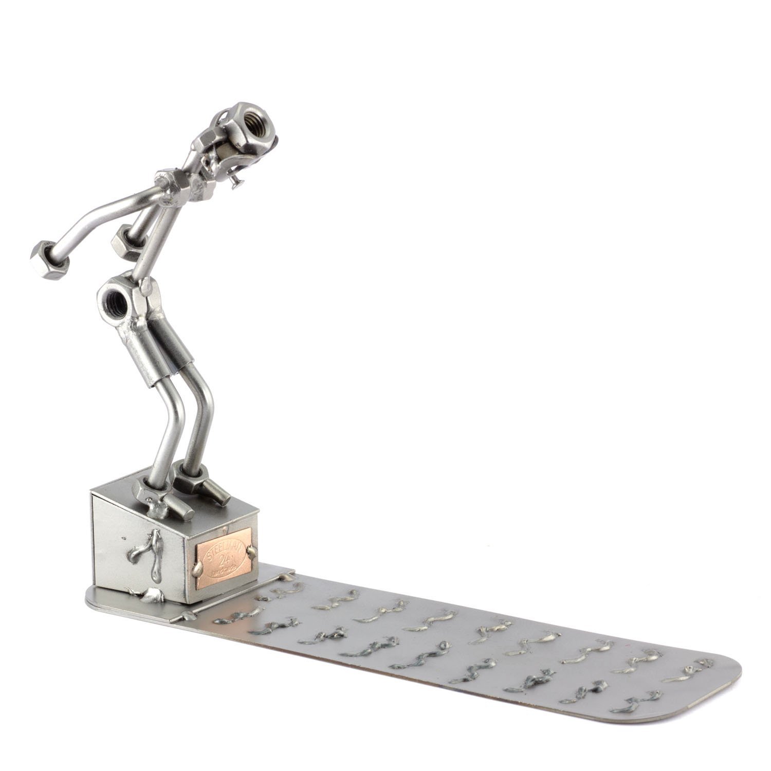 Steelman24 Chef Sculpture Nuts And Bolts Handmade Ornaments