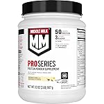 Muscle Milk Pro Series Protein Powder Supplement, Intense Vanilla, 2 Pound, 11 Servings, 50g Protein, 3g Sugar, 20 Vitamins & Minerals, NSF Certified for Sport, Workout Recovery, Packaging May Vary
