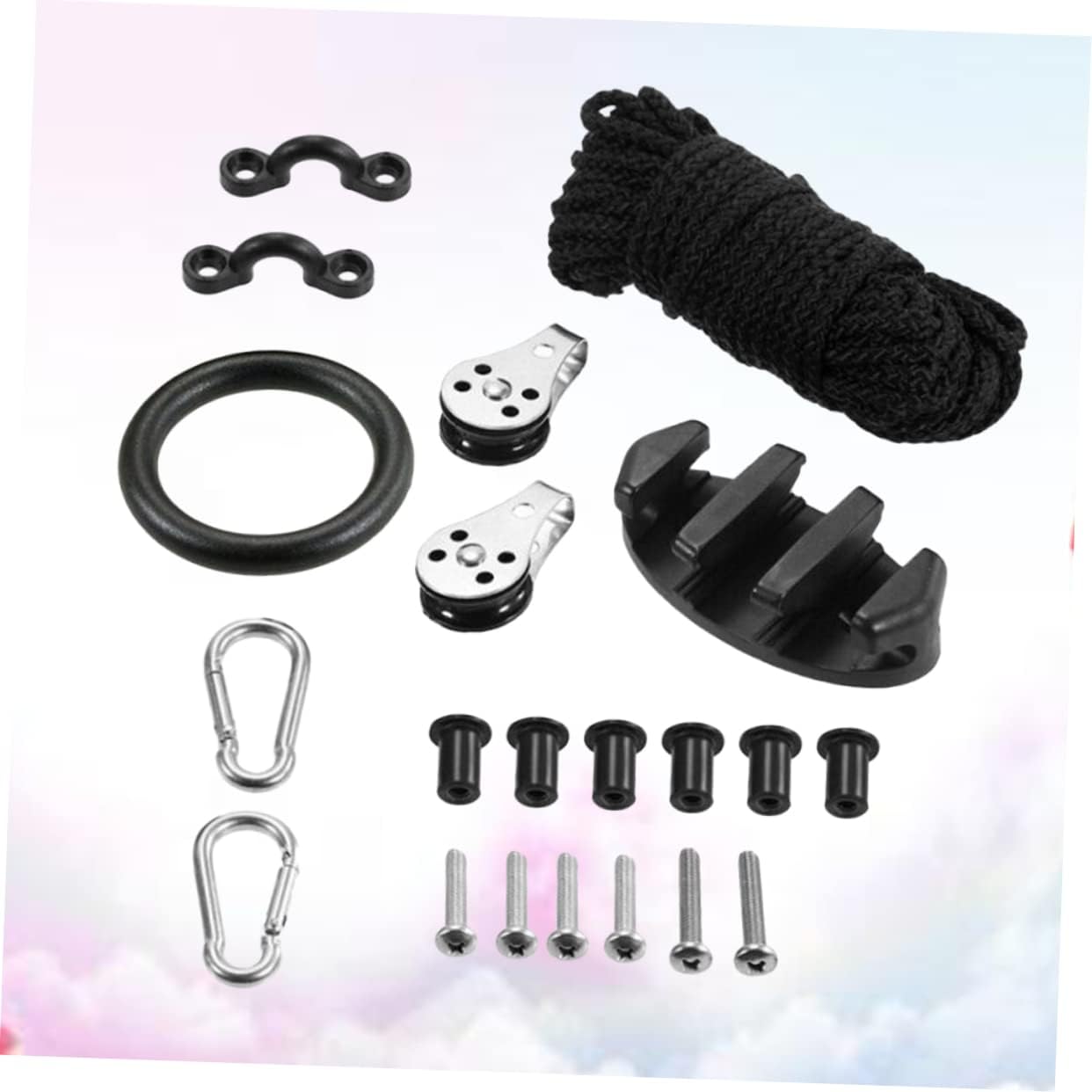 BESPORTBLE Kayak Canoe Anchor Trolley Kit Kayak Accessories Cleat Rigging Ring Anchor Grip