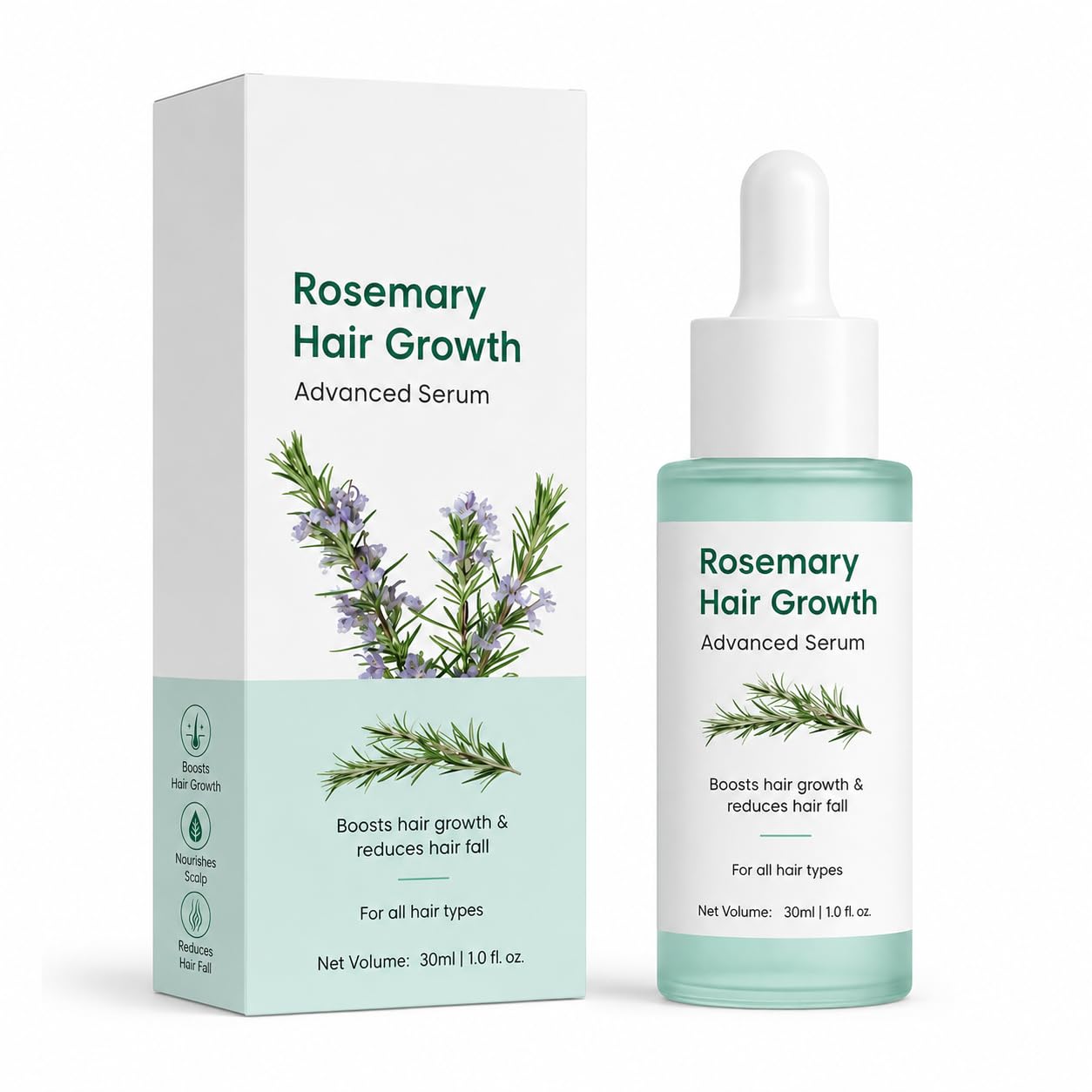 Premium Hair Growth Serum for Thicker Fuller Hair | Advanced Root Energizer with Biotin & Natural Botanical Extracts | Nourishing Leave On Scalp Serum Helps Improve Density for Men & Women - 60ml-image-31