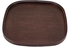 Serving Tray, Fresh Bamboo Versatile Decorative Tea Plate for Teacup