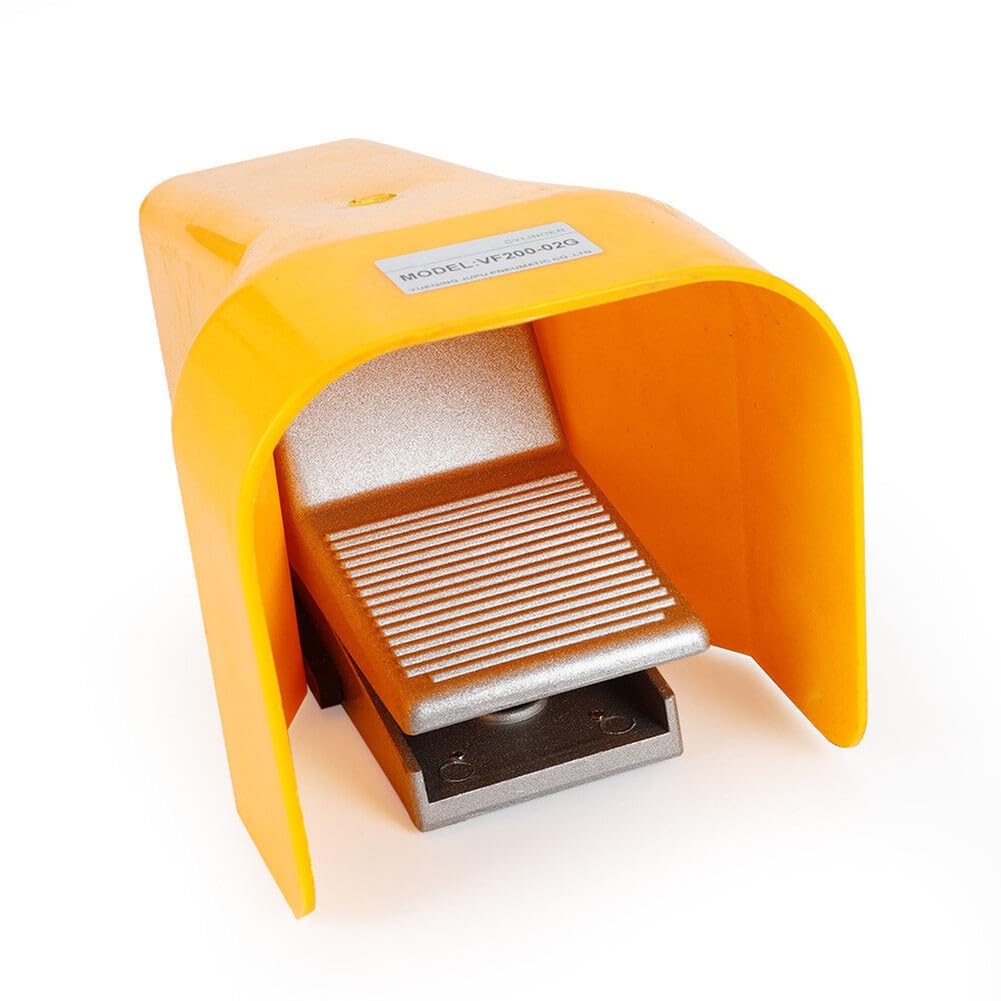 4F210-08G - Válvula de pedal neumática de 5 vías, 2 posiciones, 1/4 pulgadas NPTF de cuatro canales para sistemas hidráulicos industriales y neumáticos