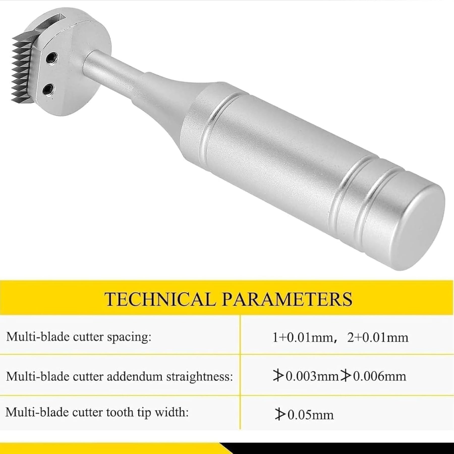 Kit de comprobador de adherencia de corte cruzado con cuchillas de 1 mm/2 mm/3 mm, cinta adhesiva, llave inglesa y lupa para evaluación de revestimientos, fácil de usar y fiable para resultados