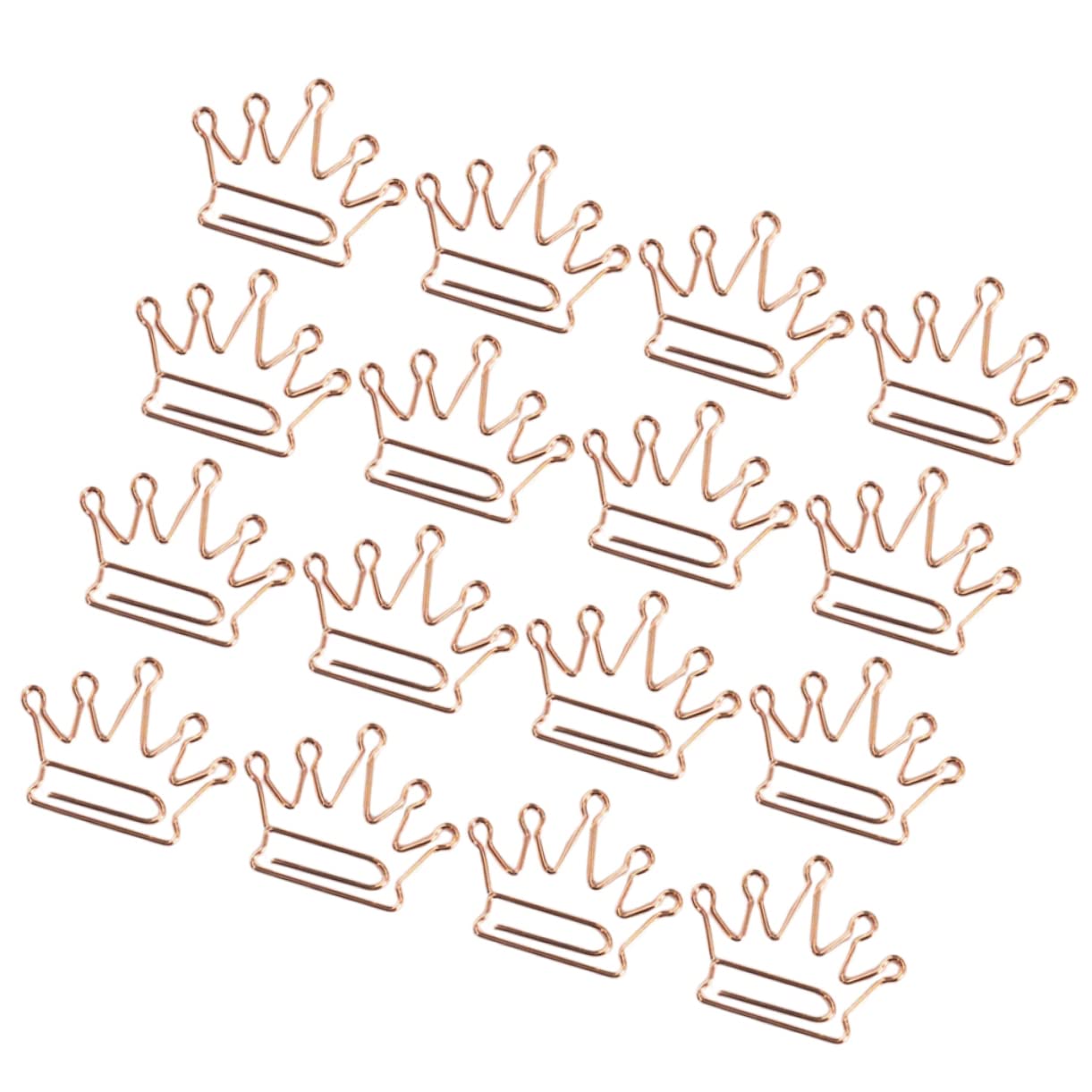 150stücke Kreative Krone Papierklammern Roségold Dekorative Lesezeichen Für Büro Und Schule Vielseitig Einsetzbar Als Dokumentenhalter Und Geldclip Für Partys Und
