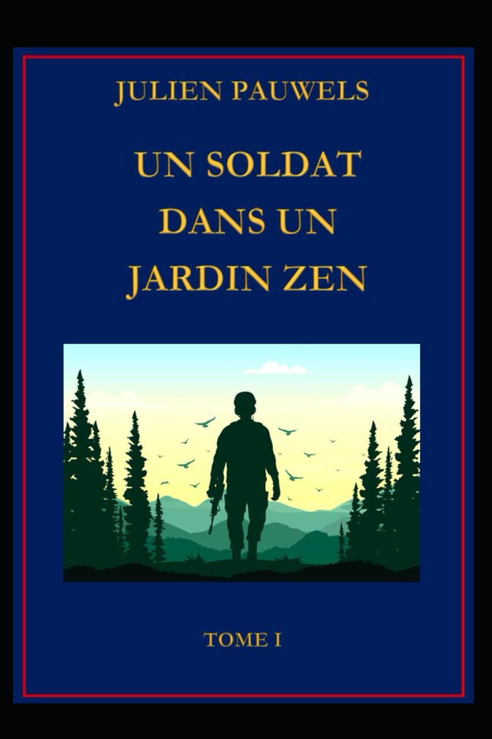 UN SOLDAT DANS UN JARDIN ZEN