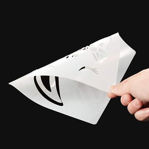 Miniatura 7 de 9 plantillas de unicornio de plástico para pintar con unicornio reutilizables para paredes lienzo muebles de madera dibujo y decoración del hogar 79