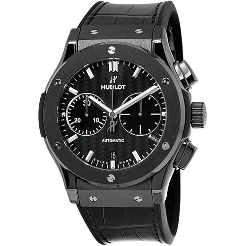 Hublot Classic Fusion Black Ceramic Case Chronograph Watch 521.cm.1771.LR