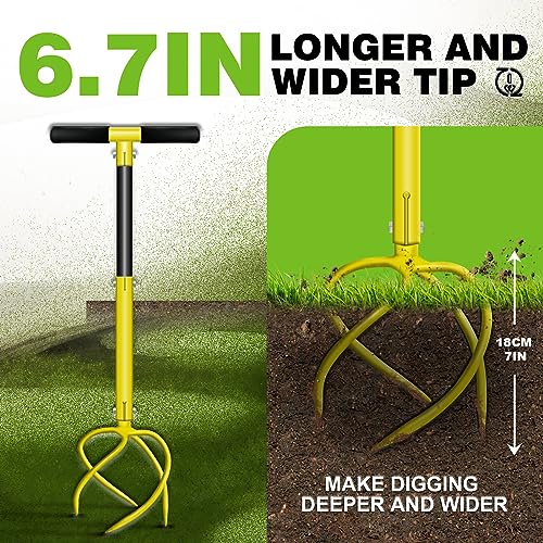 Blumenzwiebelpflanzer Gardtech 2-in-1 Gartenkralle mit Stiel