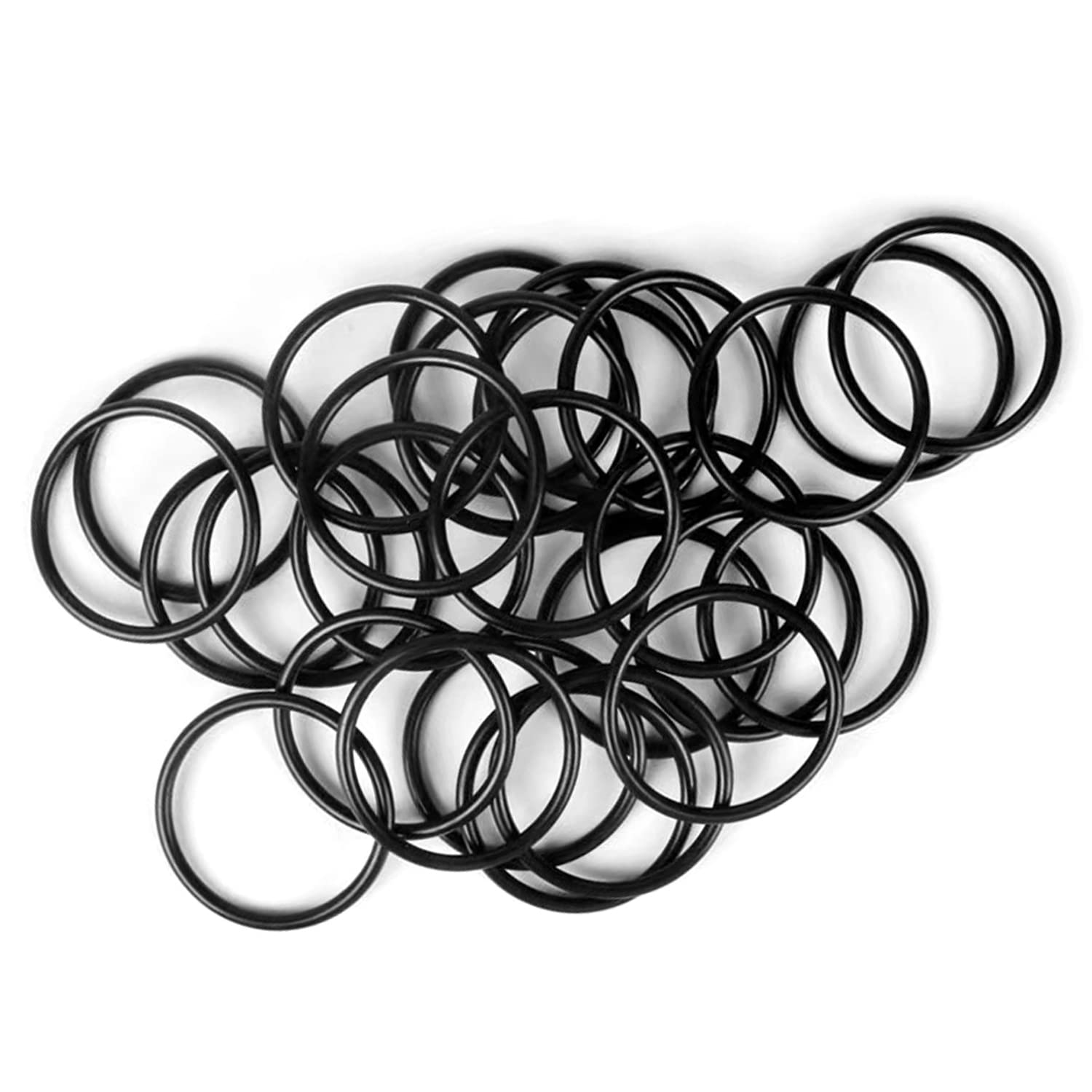 Othmro Nitrile Rubber O-Rings, Seal Rubber Washers O Ring, 21mm OD 19mm ID 1mm Width, Metric Buna-N Sealing Gasket Rings, Pack of 20 — image 1