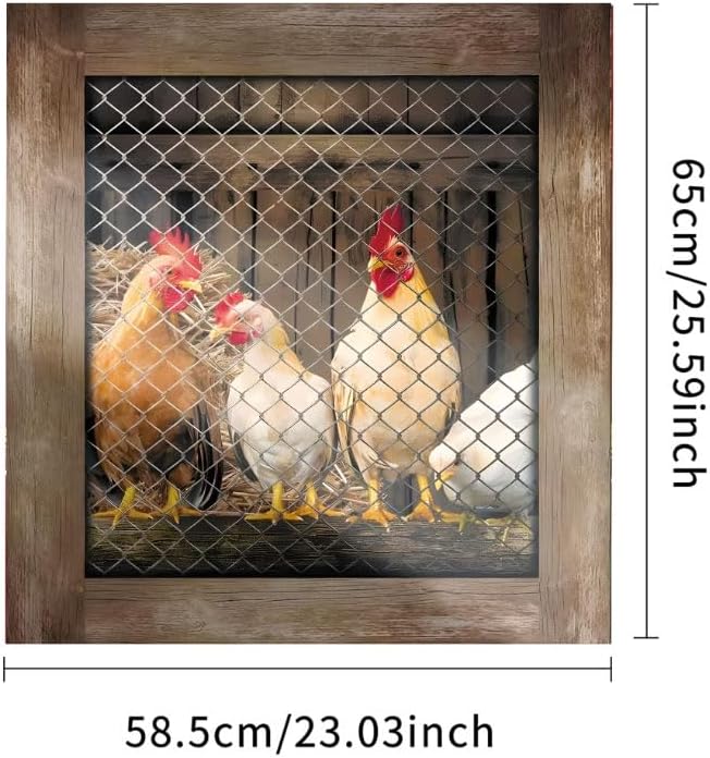 23 W x 26 H inches Dishwasher Cover Decorative Magnet Rooster Kitchen Dishwasher Covers for The Front Dishwasher Door Magnet image 5