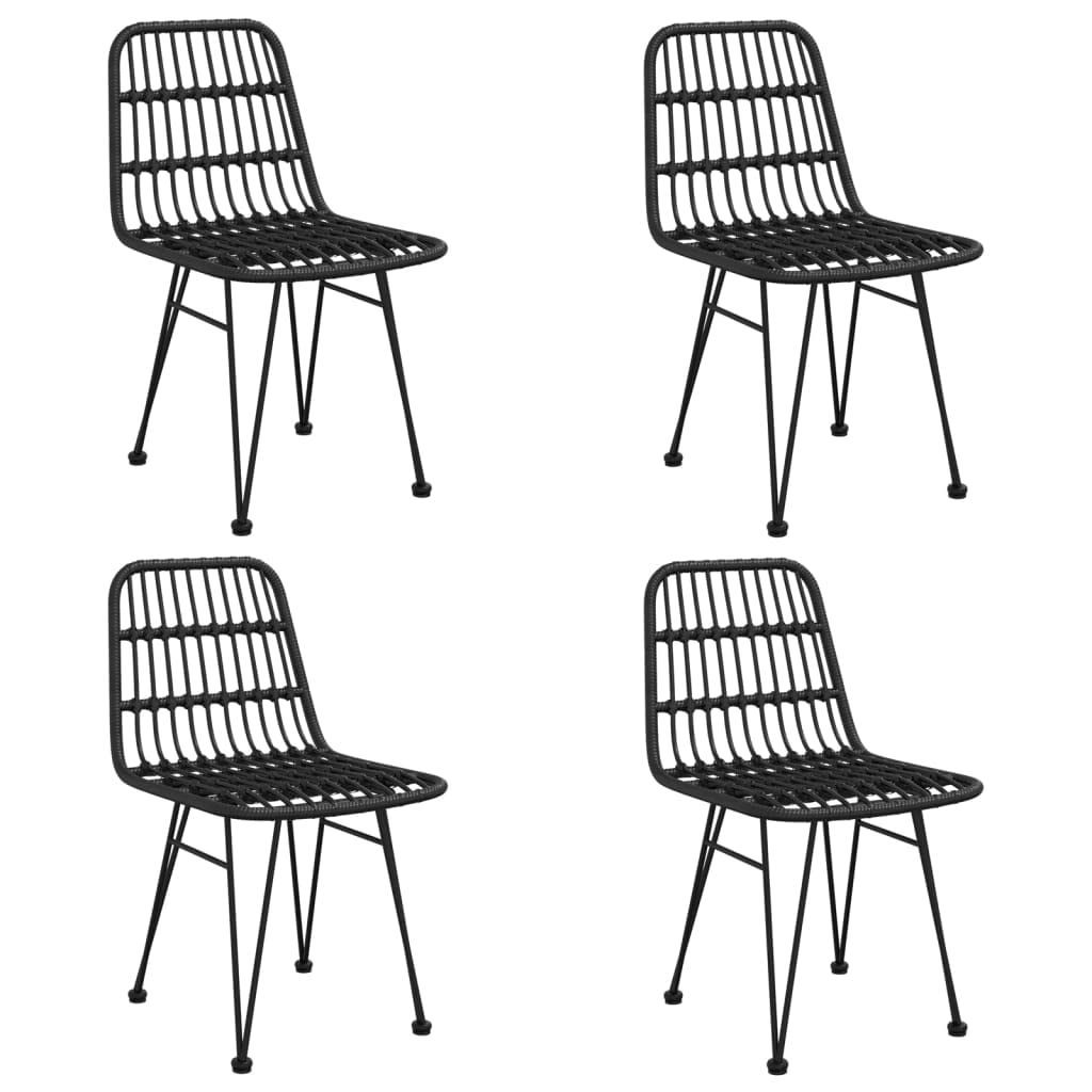 Juego de muebles de jardín de ratán sintético con estructura de acero y ratán sintético para exteriores