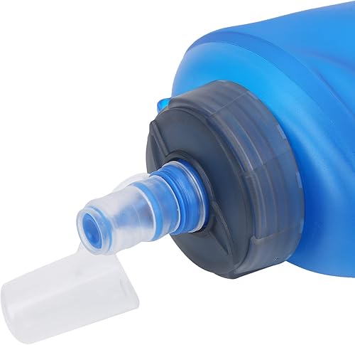 Miniatura 4 de Alomejor Botella de agua de silicona 16.9 fl oz suave plegable botella de agua plegable para correr paquete de hidratación