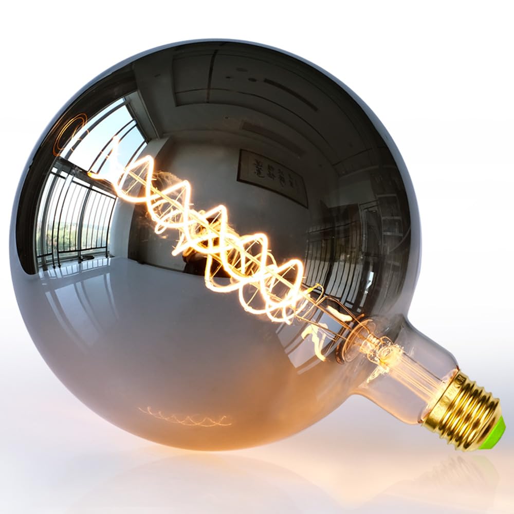 Bombilla Led Vintage φ200mm G200 Edison Gigante 6W Regulable Led Especialidad Bombilla Decorativa 220-240V E27 Fumar
