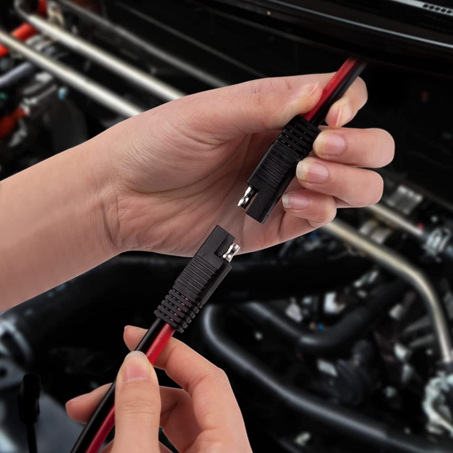 Cavo Connettore SAE 2 Pin 30cm - 12V/24V Per Moto, Auto E Energie Solari, Confezione Da 2 Pezzi - Foto 12